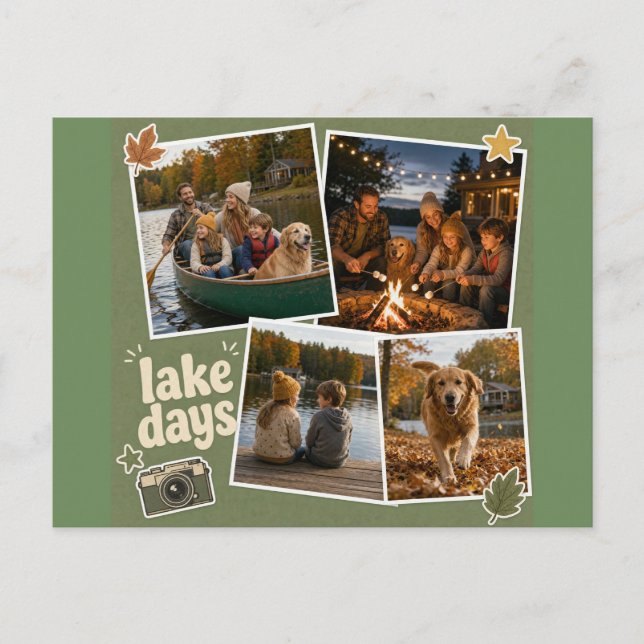 Modèle PicCollage - Carte postale Paysage (Devant)