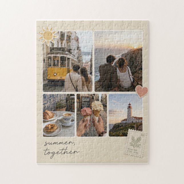 Modèle PicCollage - Puzzle 11x14 252 pièces (Vertical)