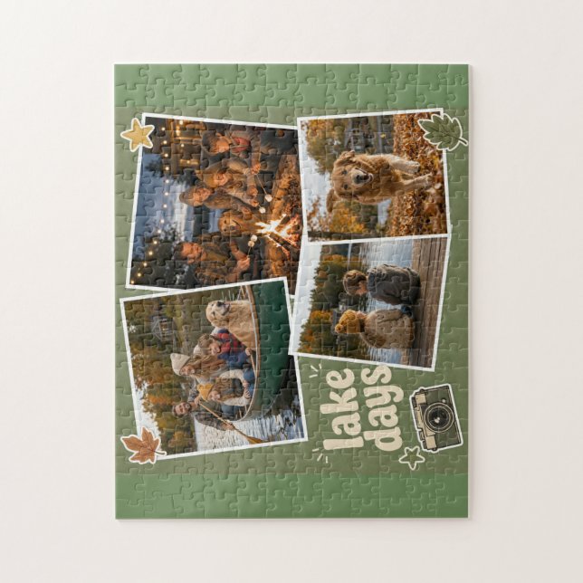 Modèle PicCollage - Puzzle Paysage 14x11 (Vertical)