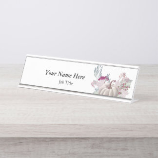 Modèle plaque signalétique du bureau