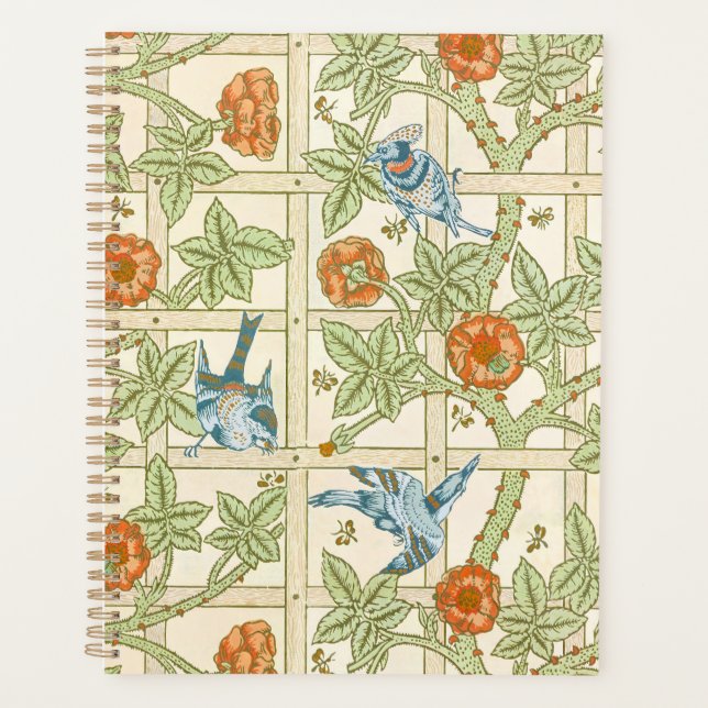 Modèle sans couture de treillis de William Morris  (Devant)