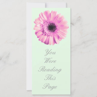 Modèle Signet rose Gerbera