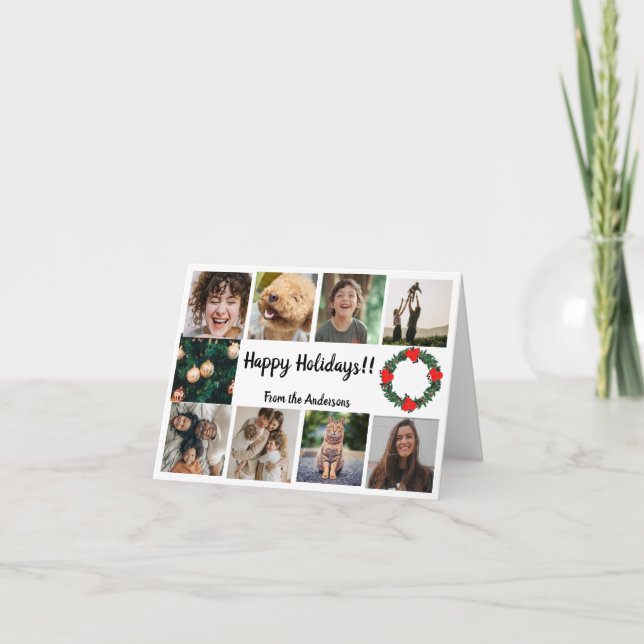 Modèle simple de dix photos de Noël (Devant)