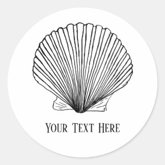 Modèle Sticker Seashell