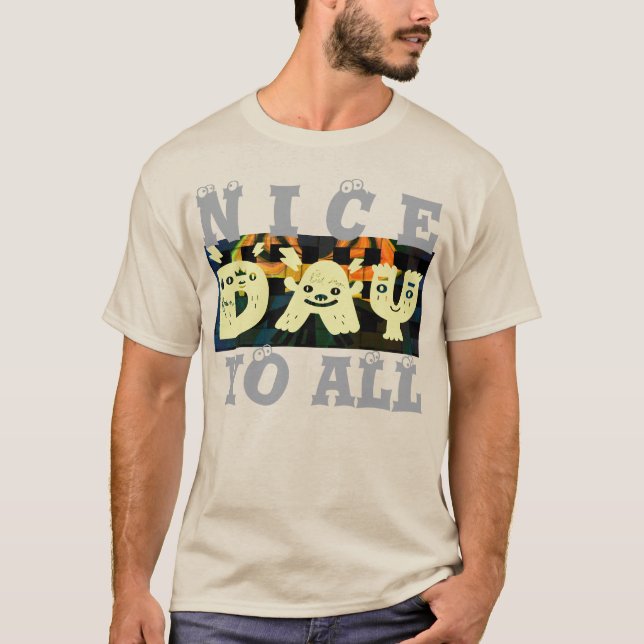 Modèle T-Shirt de base ont une belle journée pour  (Devant)
