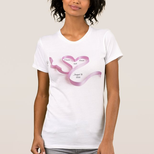 Modèle T-Shirt sur mesure de conception cardiaque  (Devant)