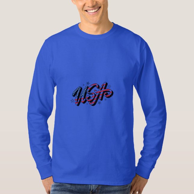Modèle T-shirt usa (Devant)