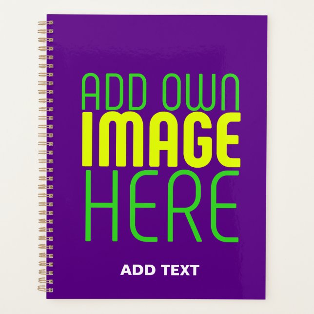 MODÈLE TEXTE D'IMAGE INDIGO SIMPLE MODERNE (Devant)