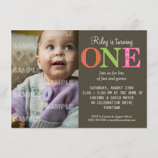 Modelé une invitation de fête d'anniversaire