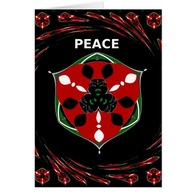 Modèle vertical de la carte de voeux (Devant)