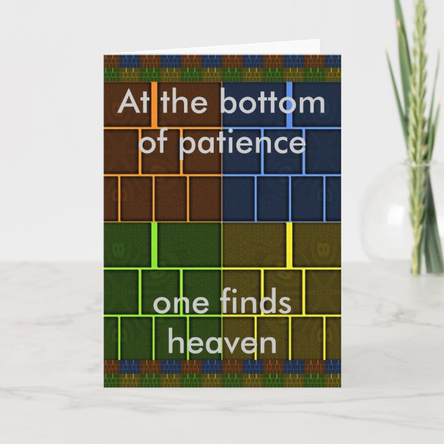 Modèle vertical de la carte de voeux (Devant)