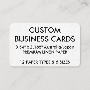Modèle vide de cartes de visite personnalisé par