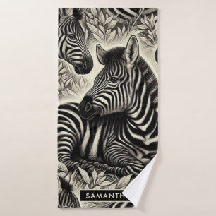 Modèle Zèbre Vintage mou