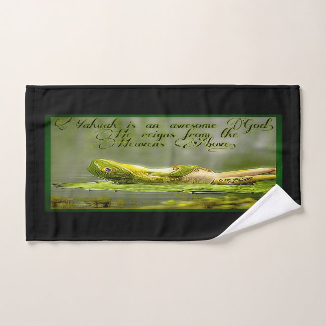 Modèles amphibiens : Grenouille Laze 01-02 (Serviette à main)