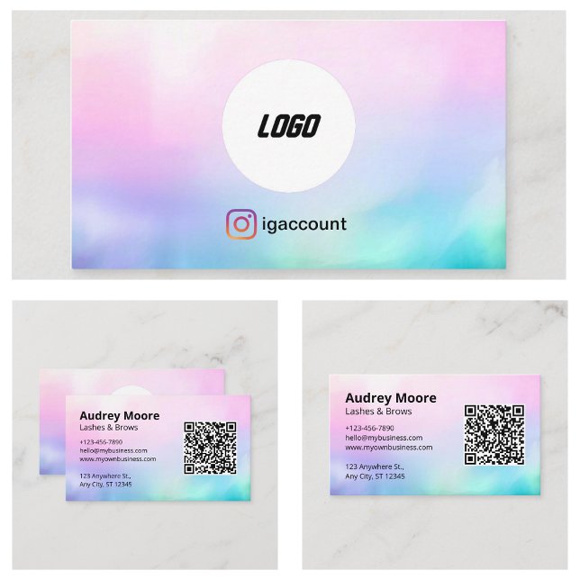 Modèles de Cartes de Salon de Beauté pour Cils (Beauty Salon Eyelash Cards Templates
)