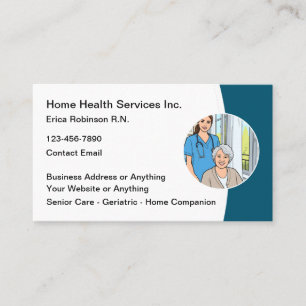 Modèles de cartes de visite pour infirmières en so
