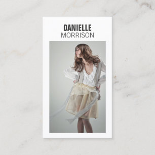 Modèles et acteurs Carte de visite de casque moder