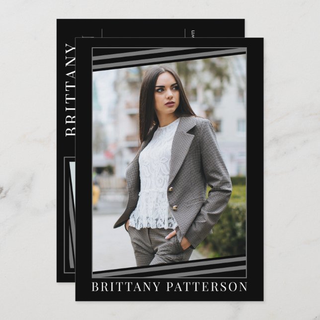 Modélisation de la carte Comp | 2 Photo 2 côté 5x7 (Devant / Derrière)