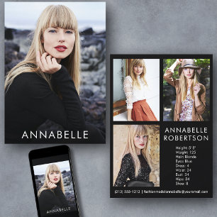 Modélisation de mode moderne 4 modèle photo Carte