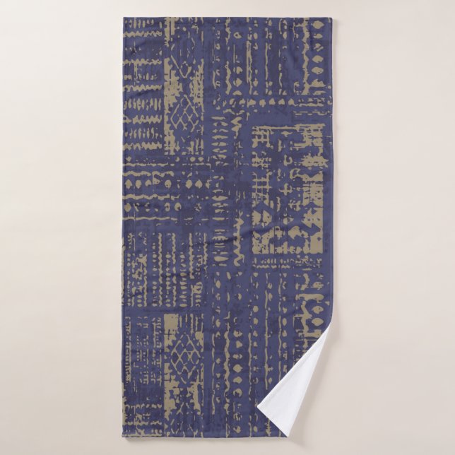 Modern abstract, contemporary surface pattern desi (Serviette de bain)