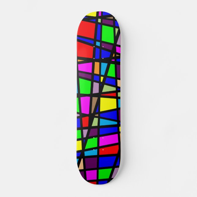 modern abstract skateboard (Recto)