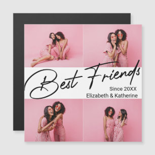 Modern Best Friends 4 Photo Collage Cadeau