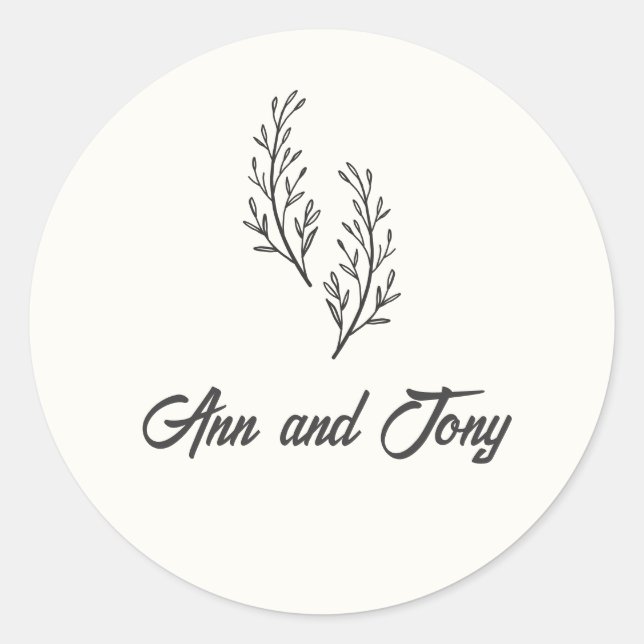 Modern Bohemian Desert Romance | Stickers (Devant)