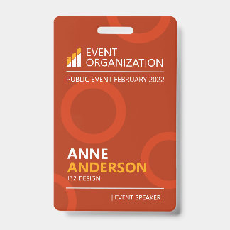 Modern Business Séminaire Badge d'événement de con