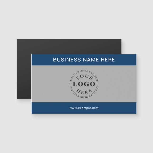 Modern Clean Look Custom Magnetic Business Card (Devant / Derrière)