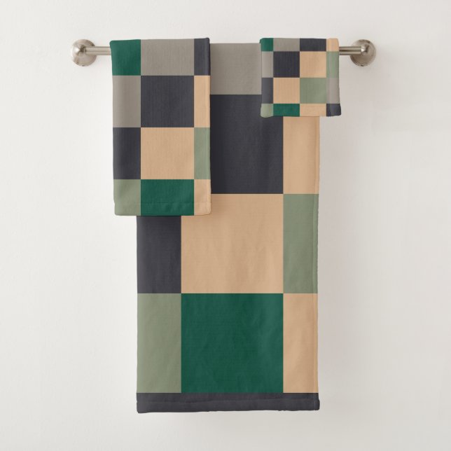 Modern Color Checks Checkerboard (En situation)