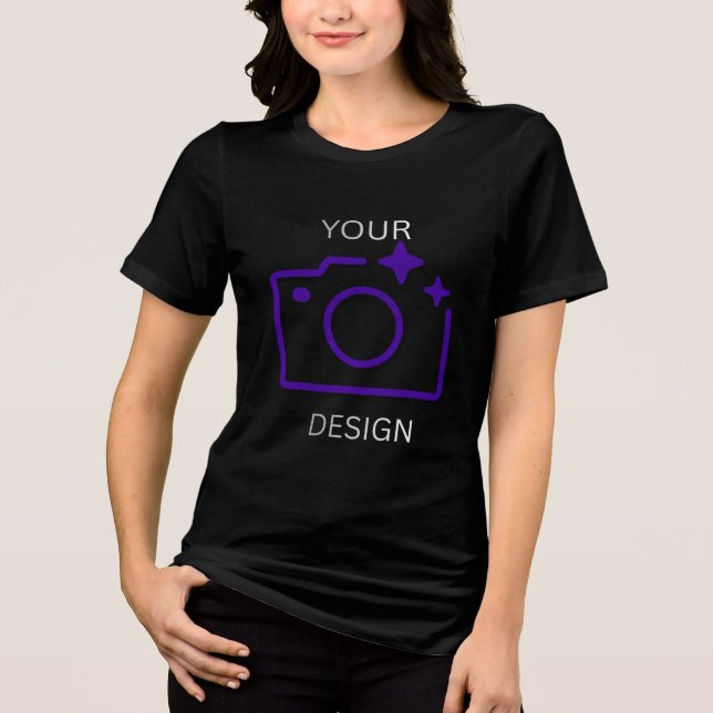 Modern custom tshirt with image (Recto)