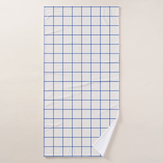 Modern geometric abstract pattern design with simp (Serviette de bain)