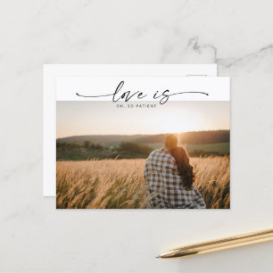 Modern Love is Patient Mariage Update Carte postal