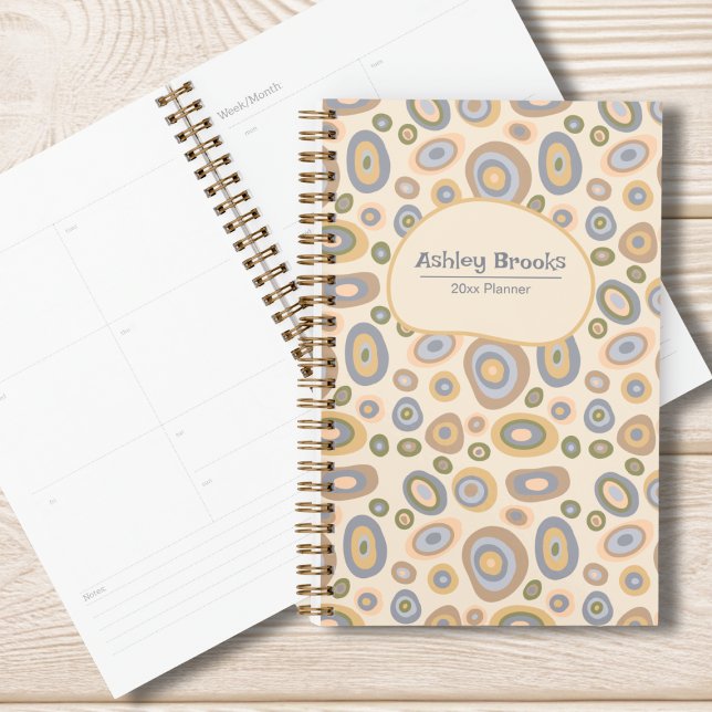 Modern Minimalist Organic Personalized Planner (Modern Minimalist Personalized Planner)