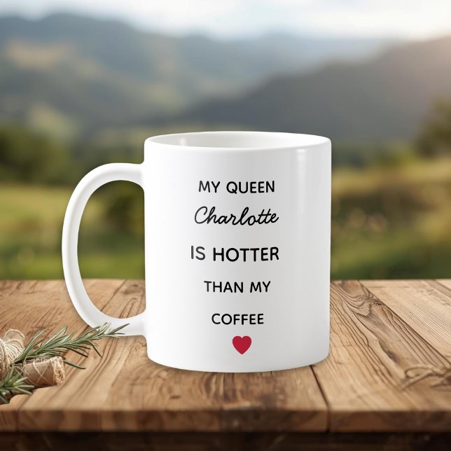 Modern Personalized Queen Coffee Mug (Créateur téléchargé)