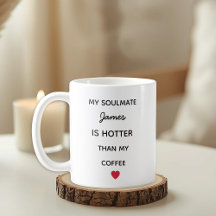 Modern Personalized Soulmate Coffee Mug