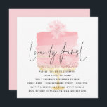 Modern Pink Cake Invitation 21e anniversaire<br><div class="desc">Gâteau rose moderne Invitation 21ème Anniversaire. L'en-tête Twenty First est dans un style d'écriture fixe avec les détails sous-posés sur un joli gâteau rose pâle à l'arrière - plan sur un stand d'or et une fleur sur le dessus. Personnalisez facilement le reste du texte avec vos détails.</div>
