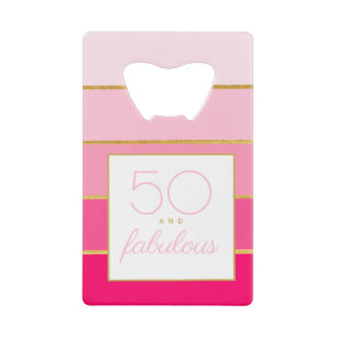 Modern Pink & Gold 50 et fabuleux anniversaire