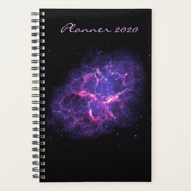 Modern Planner 2020 Black Space Art (Devant)