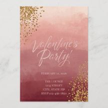 Modern Romantic Valentine’s Party Invitation