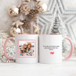 Modern rose Best Friends Bestie Photo Mug