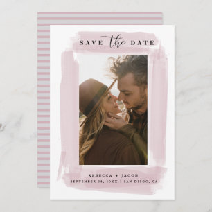 Modern Save the Date Photo Mariage