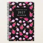 Modern Tropical Fruit Pattern<br><div class="desc">Stay organized in style with the Modern Tropical Fruit Pattern Planner. This planner features a vibrant and eye-catching dragon fruit design, bringing a touch of tropical charm to your daily planning routine. Perfect for tracking appointments, goals, and to-do lists, it combines functionality with a fresh, modern aesthetic. The durable cover...</div>