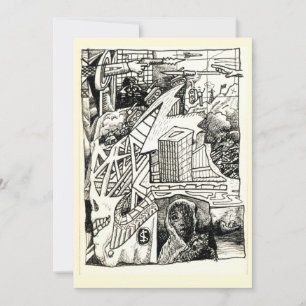 "Modern Warfare", dessin à encre