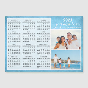 Moderne 2023 Réfrigérateur Calendrier magnétique p