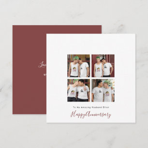 Moderne 4 photo LGBT Gay Love Mari Anniversaire