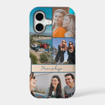 Moderne 4 Photos amis Collage coque iphone