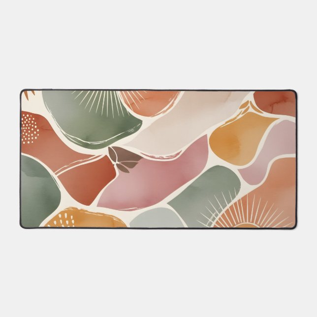 Moderne Abstrait Boho Tons Terre (Recto)