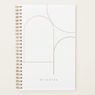 Moderne Abstrait Géométrique Minimaliste Terracott