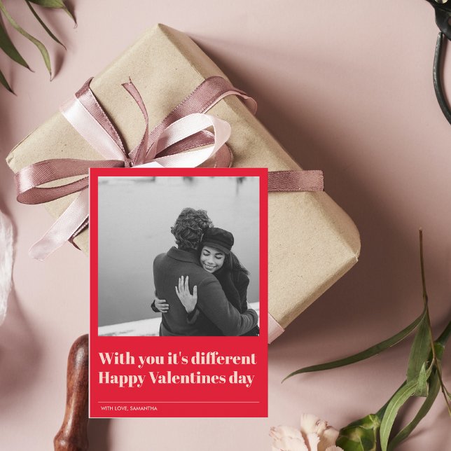 Moderne avec vous C'est différent | Photo Valentin (Créateur téléchargé)